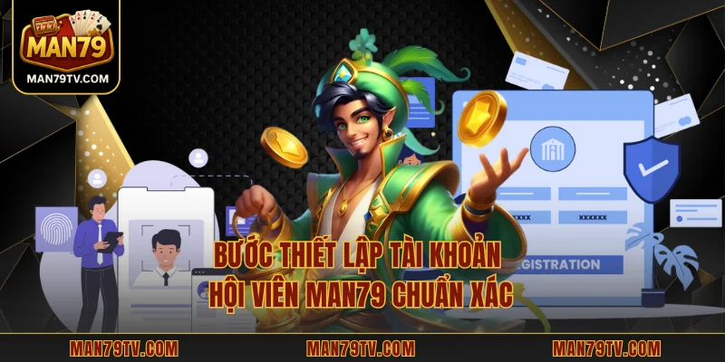 MAN79 Bước thiết lập tài khoản hội viên MAN79 chuẩn xác
