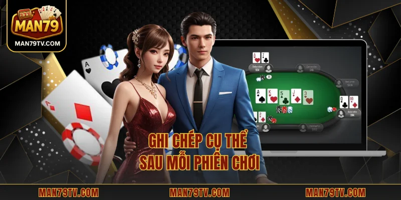 Ghi chép cụ thể sau mỗi phiên chơi